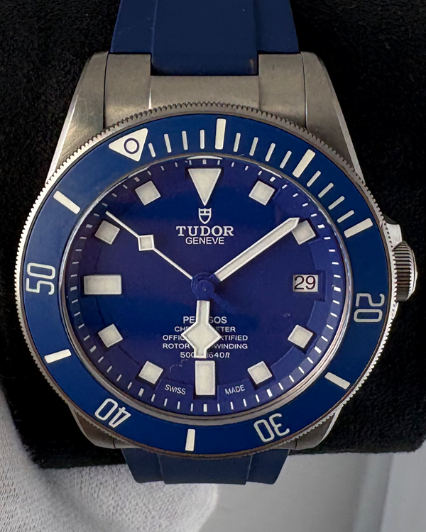 No Reserve - 2021 Tudor Pelagos 42MM Blue Dial Rubber Strap (25600TB)