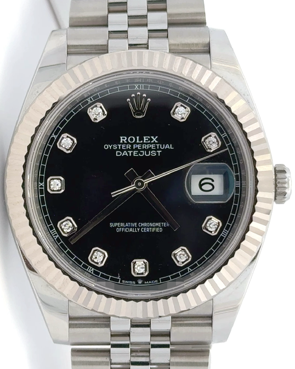 2022 Rolex Datejust 41MM Black Dial Jubilee Bracelet (126334)