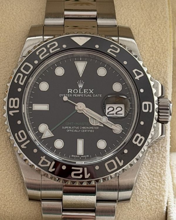2017 Rolex GMT-Master II 40MM Black Dial Oyster Bracelet (116710LN)