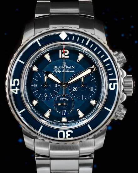 2024 Blancpain Fifty Fathoms 45MM Blue Dial Steel Bracelet (5085FB-1140-71B)