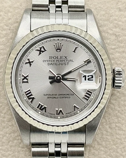 1997 Rolex Lady-Datejust 26MM Silver Dial Jubilee Bracelet (69174)