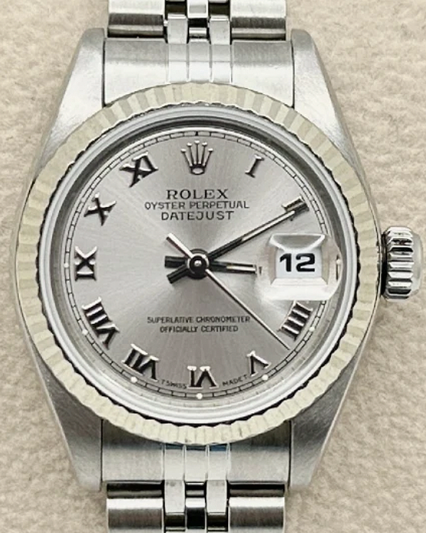 1997 Rolex Lady-Datejust 26MM Silver Dial Jubilee Bracelet (69174)