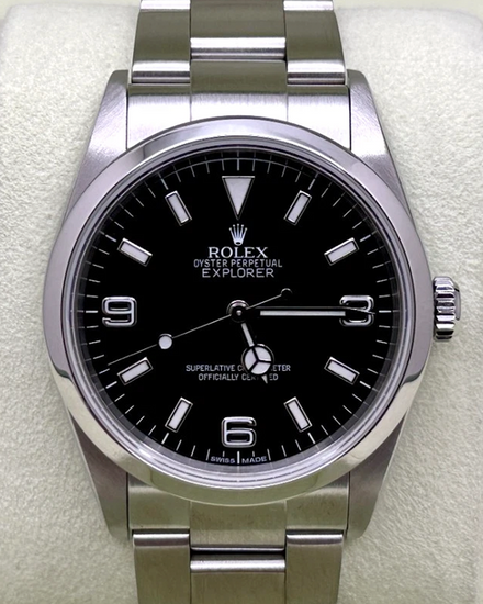 Rolex Explorer 36MM Black Dial Oyster Bracelet (114270)