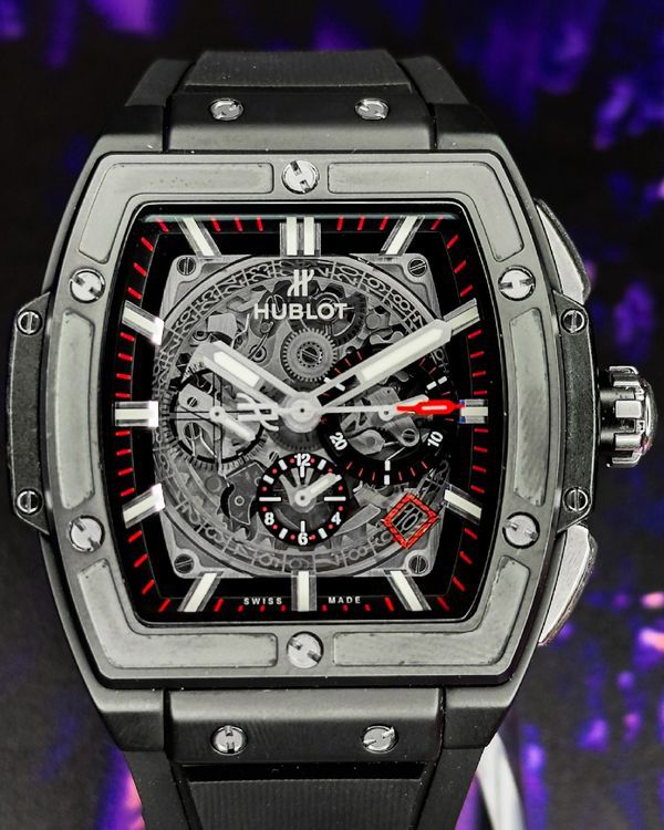 2020 Hublot Spirit Of Big Bang "Black Magic" 45MM Skeleton Dial Rubber Strap (601.CI.0173.RX)