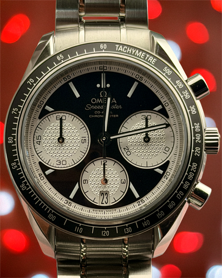 Omega Speedmaster Racing 40MM Black Dial Steel Bracelet (326.30.40.50.01.002)