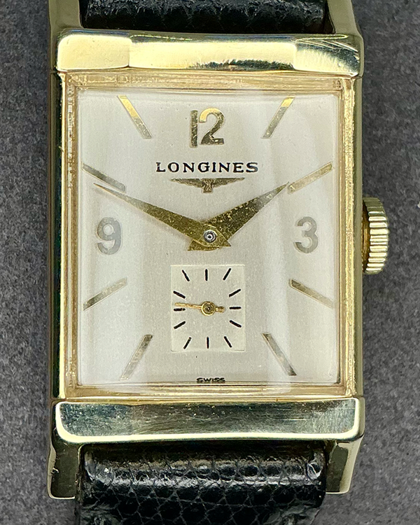 1949 Longines Vintage 29MM White Dial Aftermarket Leather Strap (Cal. 12L)