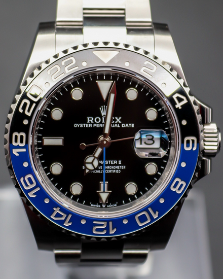2026 Rolex GMT-Master II "Batman" 40MM Black Dial Oyster Bracelet (126710BLNR)