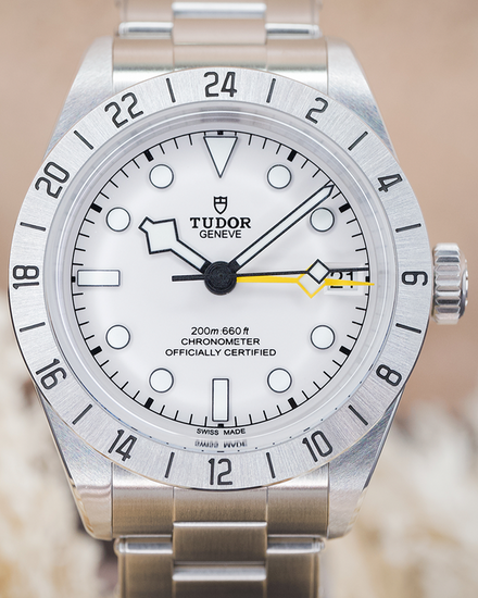 2025 Tudor Black Bay Pro GMT 39MM White Dial Steel Bracelet (79470)