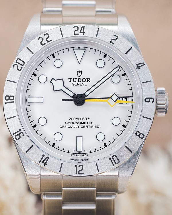 2025 Tudor Black Bay Pro GMT 39MM White Dial Steel Bracelet (79470)