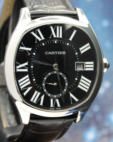 2020 Cartier Drive De Cartier 40MM Black Dial Leather Strap (WSNM0009)