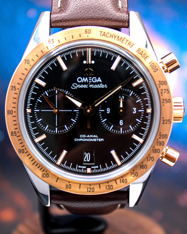 2025 Omega Speedmaster '57 41.5MM Black Dial Leather Strap (331.22.42.51.01.001)