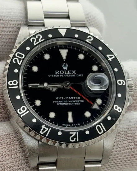 Rolex GMT-Master 40MM Black Dial Oyster Bracelet (16700)