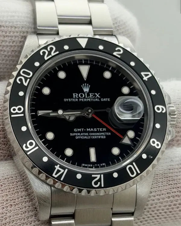 1993 (S1 Serial) Rolex GMT-Master 40MM Black Dial Steel Bracelet (16700)