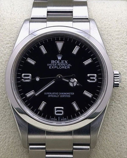 2008 Rolex Explorer 36MM Black Dial Oyster Bracelet (114270)