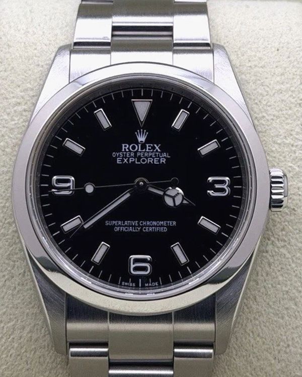 2008 Rolex Explorer 36MM Black Dial Oyster Bracelet (114270)