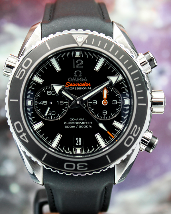 2023 Omega Seamaster Planet Ocean 600M 45.5MM Black Dial Rubber Strap (232.32.46.51.01.003)