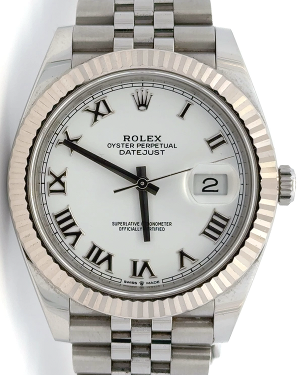 2019 Rolex Datejust 41MM White Dial Jubilee Bracelet (126334)