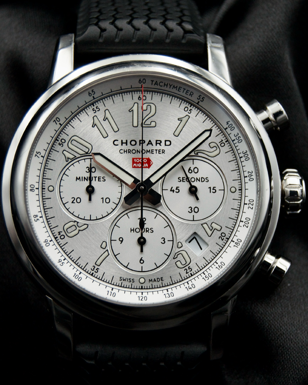 No Reserve - 2021 Chopard Mille Miglia 42MM Silver Dial Rubber Strap (168589-3001)