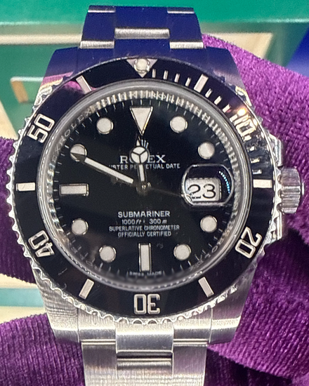 2016 Rolex Submariner Date 40MM Black Dial Oyster Bracelet (116610LN)