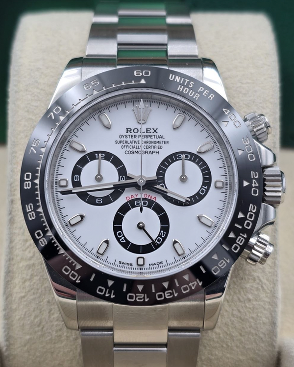 2019 Rolex Cosmograph Daytona "Panda" 40MM White Dial Oyster Bracelet (116500LN)