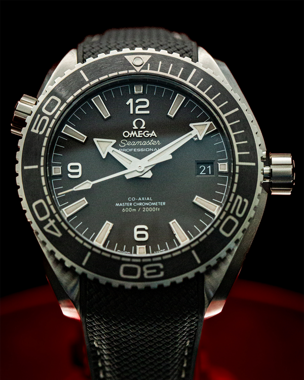2025 Omega Seamaster Planet Ocean 600M 43.5MM Grey Dial Rubber Strap (215.32.44.21.01.002)