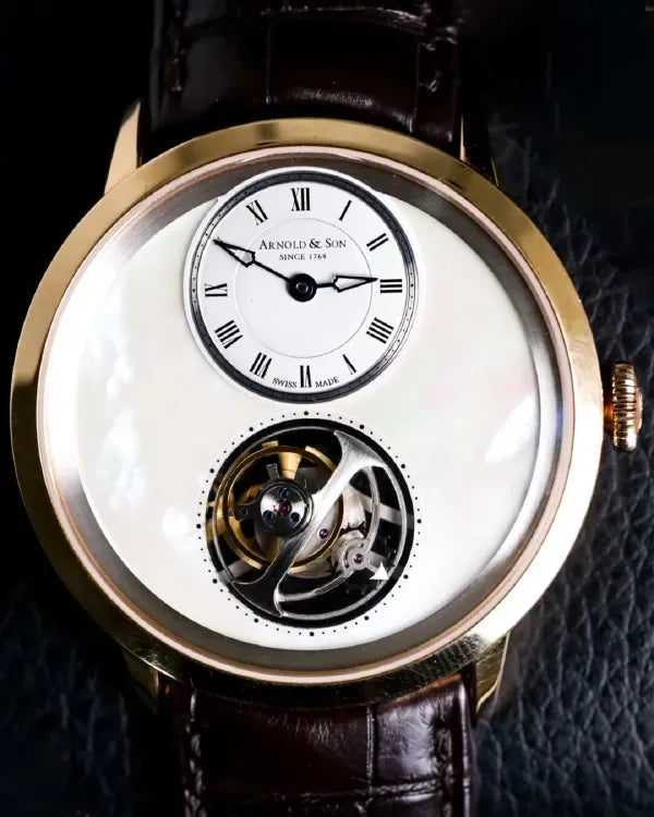 Arnold & Son UTTE Tourbillon L. E. 42MM Mother of Pearl Dial Leather Strap (1UTAR.S02A.C120A)