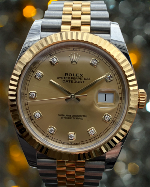 2022 Rolex Datejust 41MM Champagne Dial Two-Tone Jubilee Bracelet (126333)