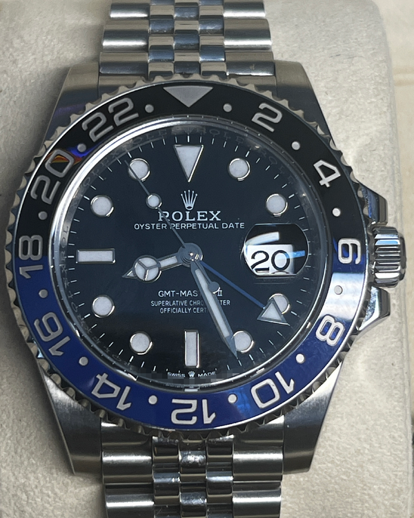 2023 Rolex GMT-Master II "Batgirl" 40MM Black Dial Jubilee Bracelet (126710BLNR)