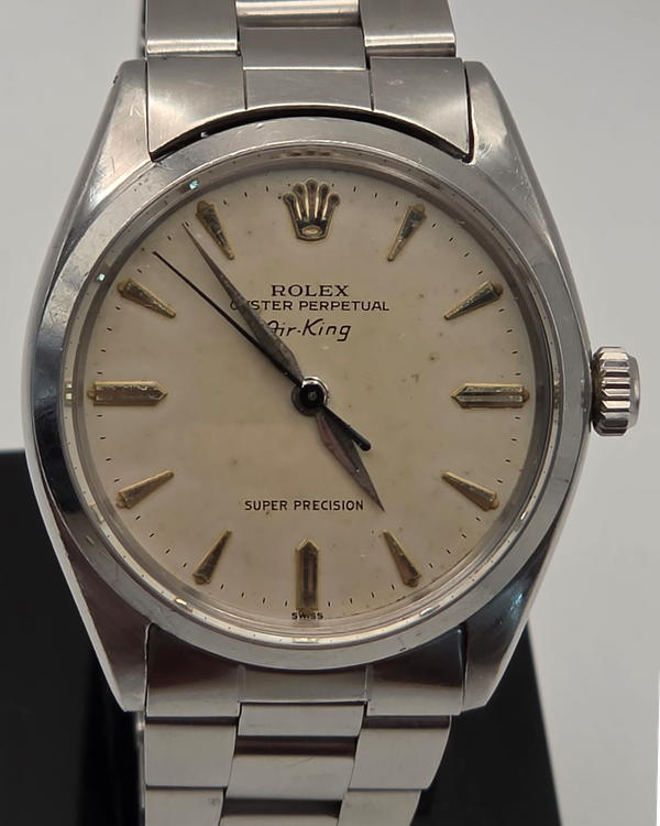 1963 Rolex Air-King 34MM Grey Dial Oyster Bracelet (5500)