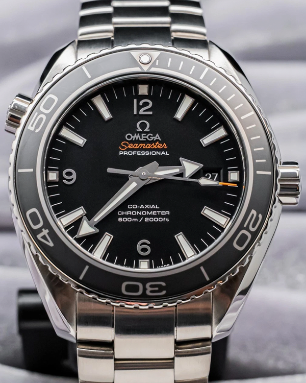 2019 Omega Seamaster Planet Ocean 600M 45.5MM Black Dial Steel Bracelet (232.30.46.21.01.001)