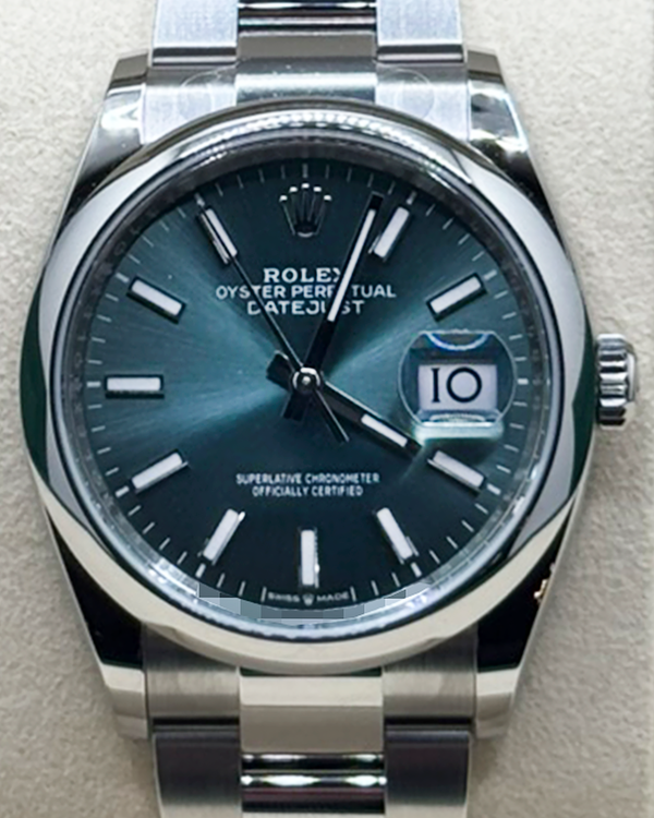 2026 Rolex Datejust 36MM Green Dial Jubilee Bracelet (126200)