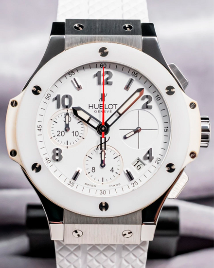 2010 Hublot Big Bang 41MM White Dial Rubber Strap (342.SE.230.RW)