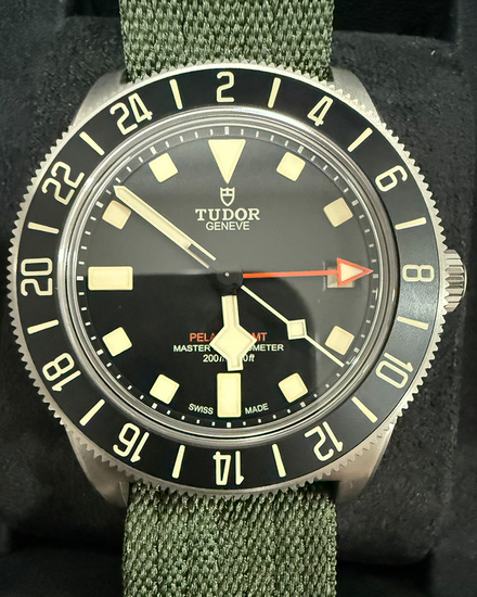 2024 Tudor Pelagos FXD GMT 42MM Black Dial Textile Strap (2542G247NU)