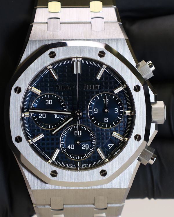 Audemars Piguet Royal Oak Chronograph 41MM Blue Dial Steel Bracelet (26240ST.OO.1320ST.01)