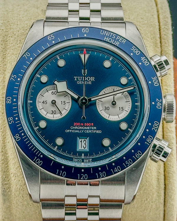 2026 Tudor Black Bay Chrono 41MM Blue Dial Steel Bracelet (79360B)