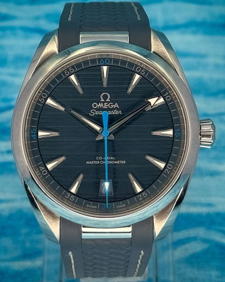 2023 Omega Seamaster Aqua Terra 150M 41MM Blue Dial Rubber Strap (220.12.41.21.03.002)