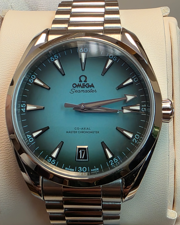 2025 Omega Seamaster Aqua Terra 150M 41MM Turquoise Dial Steel Bracelet (220.10.41.21.03.006)
