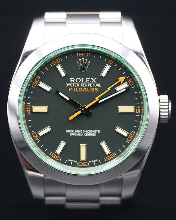 2009 Rolex Milgauss 40MM Black Dial Oyster Bracelet (116400GV)