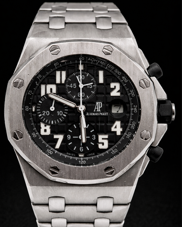 2012 Audemars Piguet Royal Oak Offshore 42MM Black Dial Steel Bracelet (26170ST.OO.D101CR.03)
