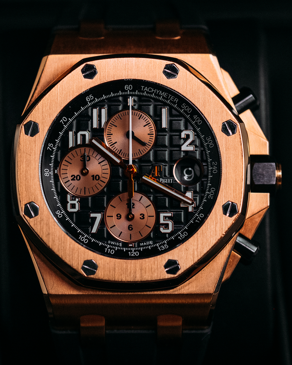 2019 Audemars Piguet Royal Oak Offshore 42MM Black Dial Rubber Strap (26470OR.OO.A002CR.02)