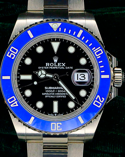 2023 Rolex Submariner Date "Cookie Monster" 41MM Black Dial White Gold Oyster Bracelet (126619LB)