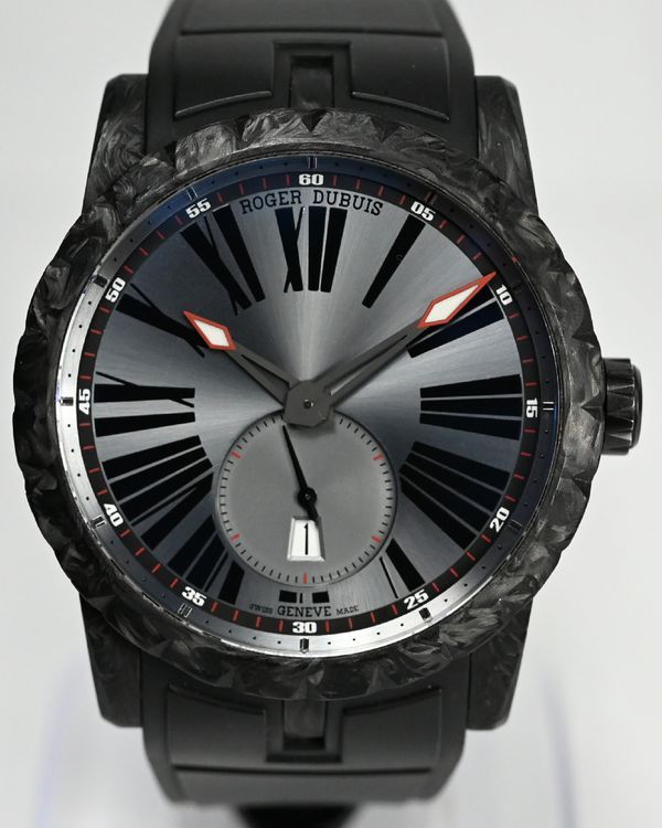 2019 Roger Dubuis Excalibur 42MM Grey Dial Rubber Strap (DBEX0509)