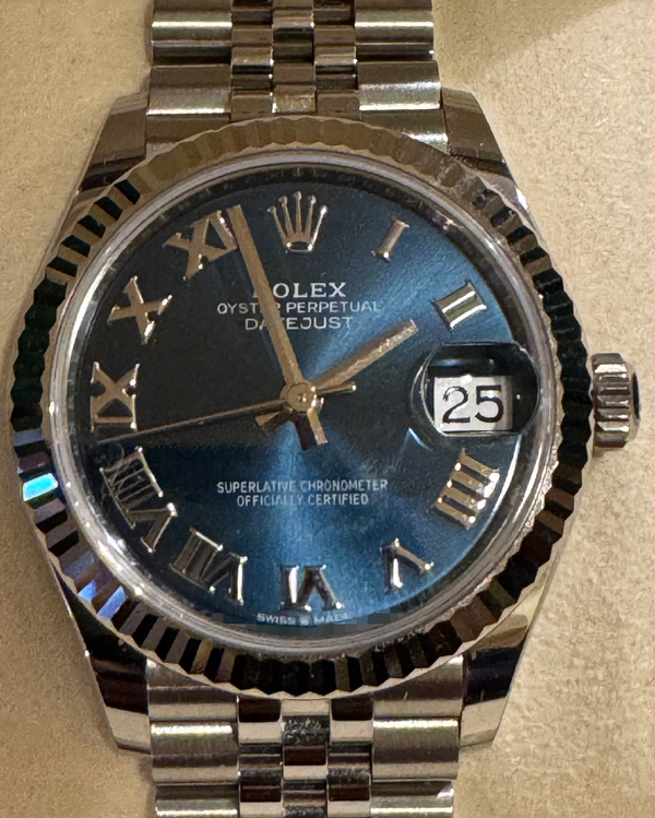 2025 Rolex Datejust 31MM Blue Dial Jubilee Bracelet (278274)