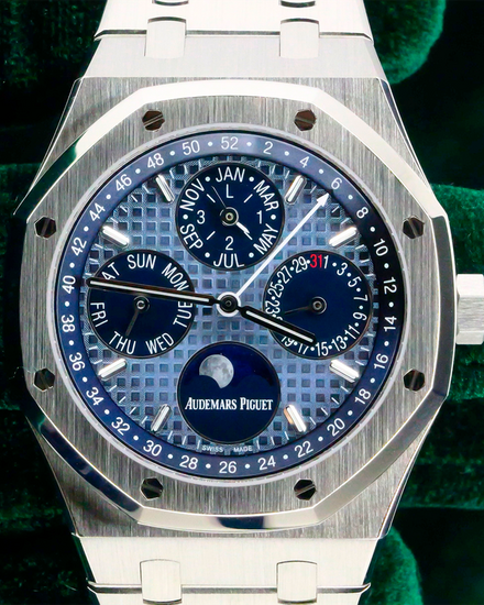 Audemars Piguet Royal Oak Perpetual Calendar 41MM Blue Dial Steel Bracelet (26574ST.OO.1220ST.03)