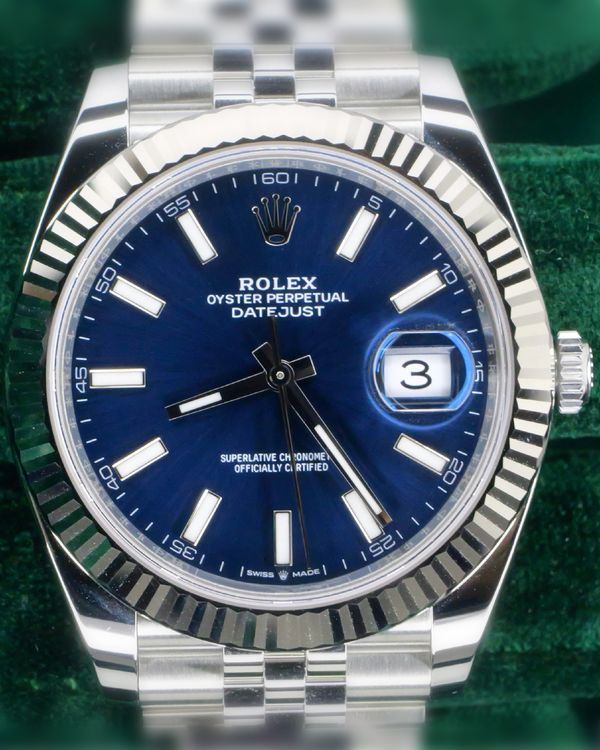 2026 Rolex Datejust 41MM Blue Dial Jubilee Bracelet (126334)