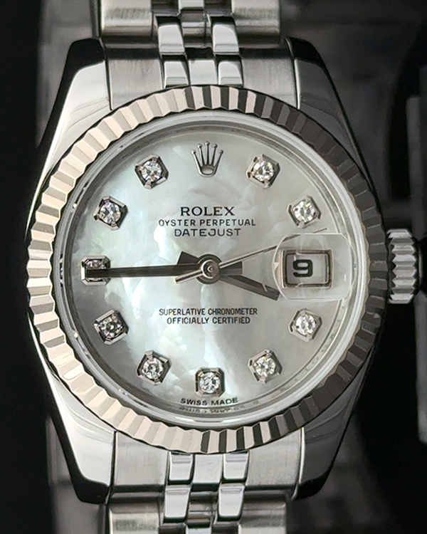2011 Rolex Lady-Datejust 26MM Mother of Pearl Dial Jubilee Bracelet (179174)
