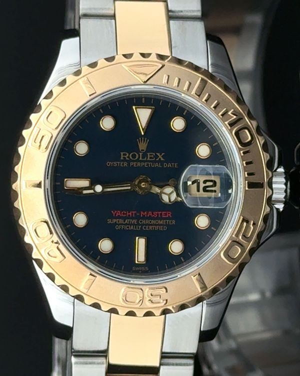 2000 Rolex Yacht-Master 29MM Blue Dial Two-Tone Oyster Bracelet (169623)