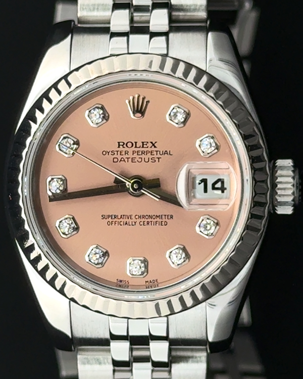 2006 Rolex Lady-Datejust 26MM Pink Dial Jubilee Bracelet (179174)