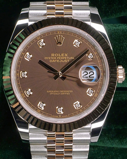 2026 Rolex Datejust 41MM Chocolate Dial Two-Tone Jubilee Bracelet  (126331)