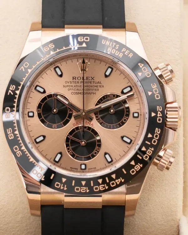 2021 Rolex Cosmograph Daytona 40MM Sundust Dial Oysterflex Strap (116515LN)